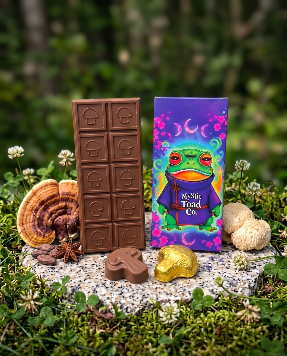 Daily Balance Swiss Milk Magic Mushroom Chocolate Bar